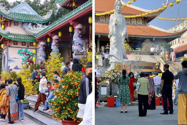 Đi chùa cầu may, phước lành, bình an