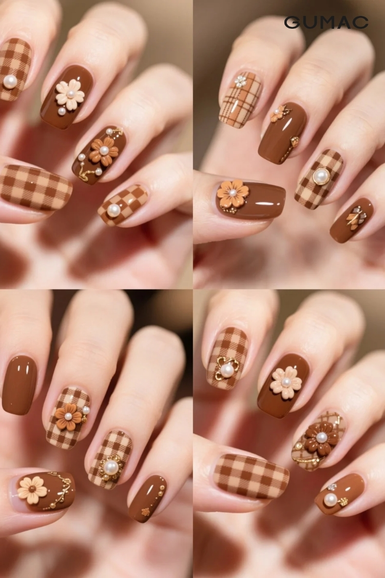 mau nail caro nau doc dao