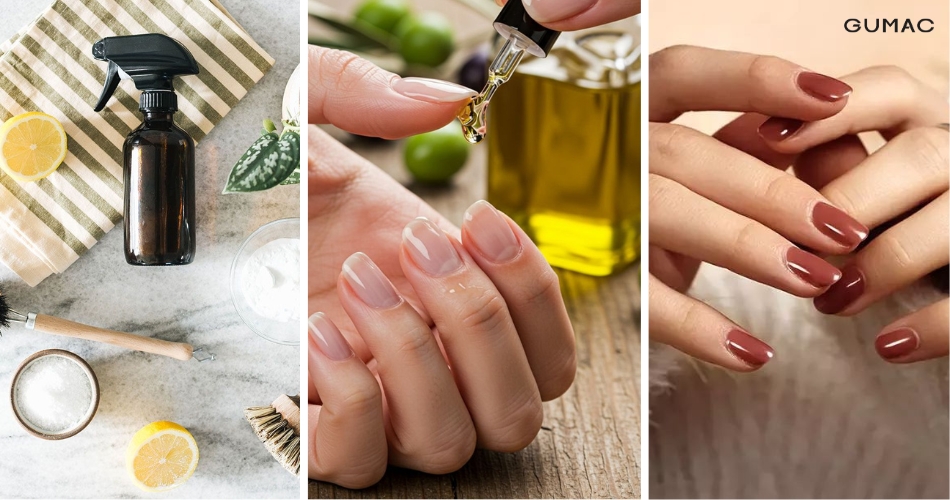 mot so luu y sau khi lam nail mau nau