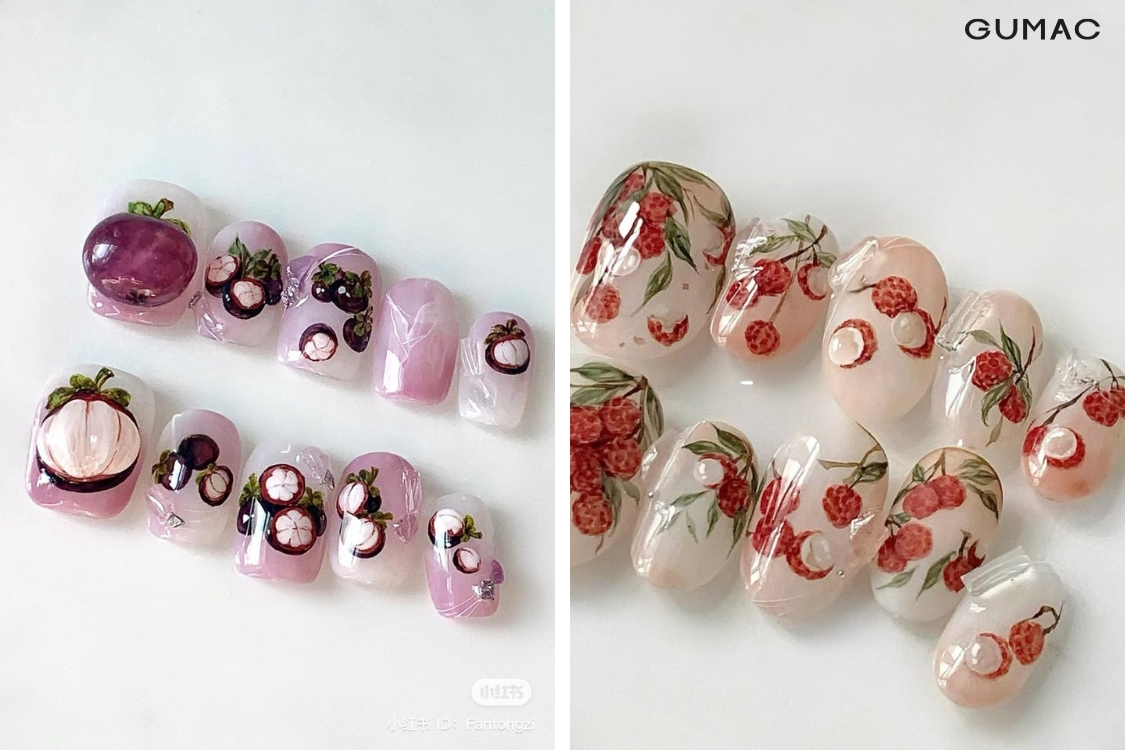 cach tu ve nail trai cay don gian tai nha