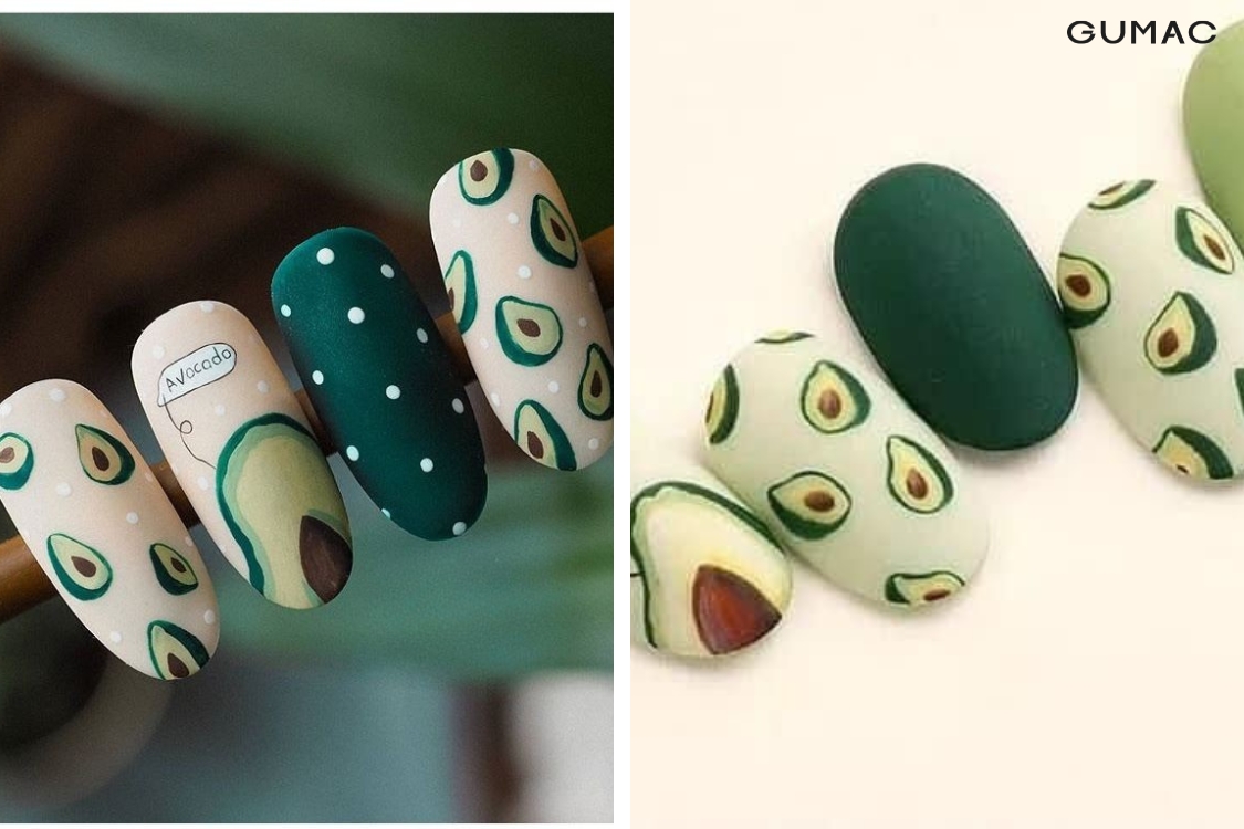 mau nail qua bo xinh