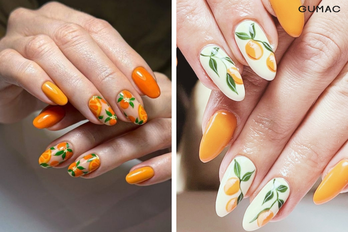 mau ve nail trai quyt nang dong