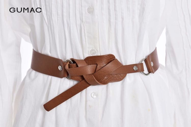 Thắt lưng nữ dạng vòng xoắn mới lạ