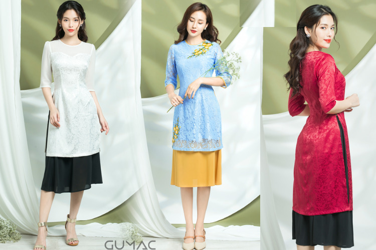 Ngực nhỏ mặc áo dài thế nào là đẹp