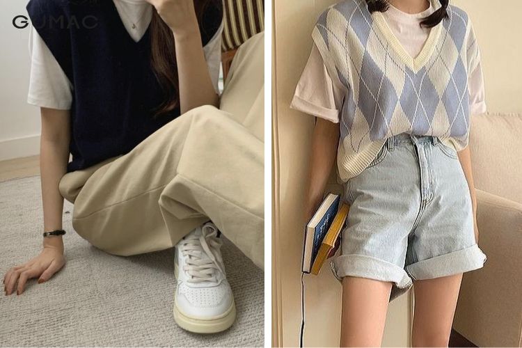 Mix áo gile cùng quần gì để hack dáng với mọi khung hình ?