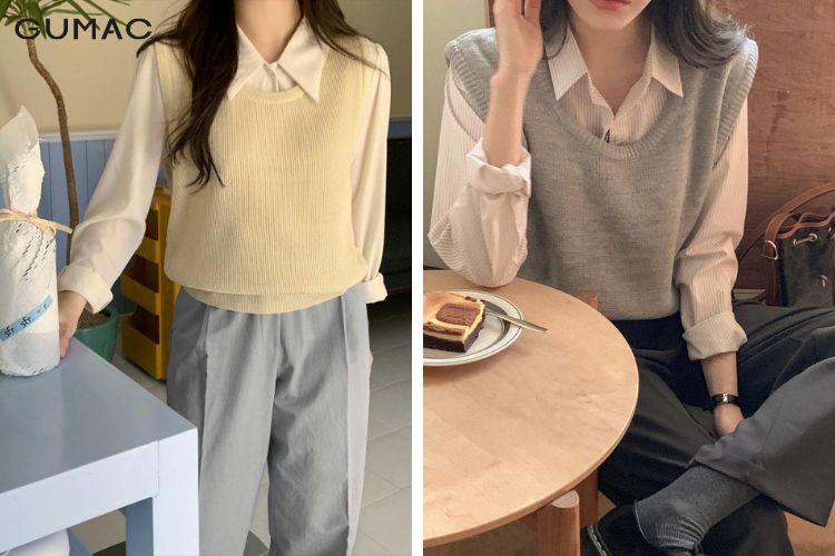 Quần tây ống suông