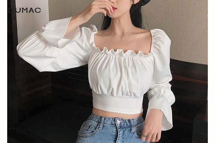 Áo croptop dáng tay dài ao croptop dang tay dai