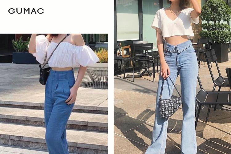 Phối áo croptop công sở cùng quần thiết kế cạp cao thanh lịch phoi ao croptop cong so cung quan thiet ke cap cao