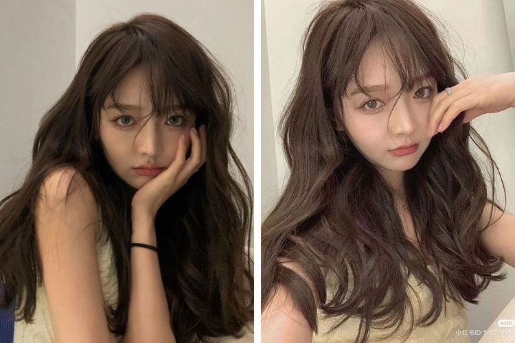 nhuộm tóc nâu tự nhiên cho nữ