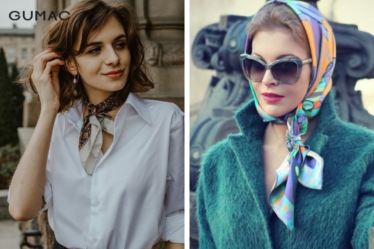 Lựa chọn khăn lụa thêm phần sang trọng