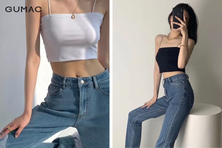 Áo 2 dây chất lụa siêu mát, mix chân váy, jean hay gì cũng đều đẹp ạ  Freesize, có 2 màu đen, trắng Giá: 140k | Shopee Việt Nam