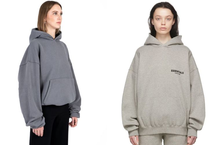 Áo hoodie suông oversized