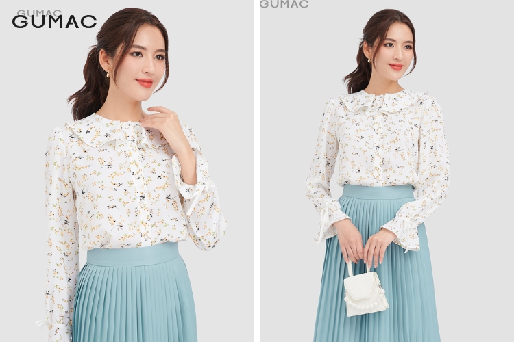 ao so mi di tiec cho nu