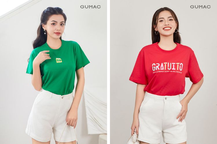 Phối áo oversize với quần short