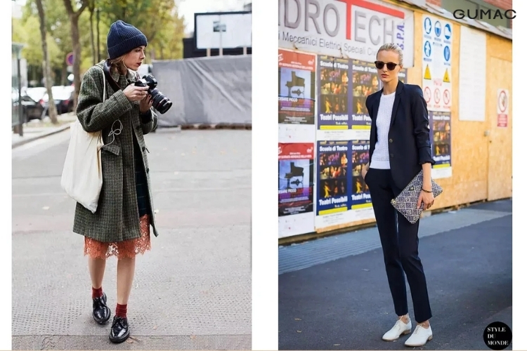 Mix match đa dạng item với giày oxford đi chơi trung thu