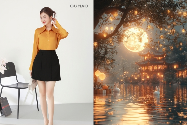 Phối đồ đầm váy xinh đi chơi trung thu