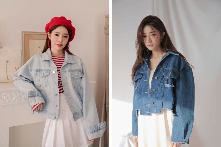 Phối đồ đi Đà Lạt cho nữ mùa lạnh với áo denim Phối đồ đi Đà Lạt cho nữ mùa lạnh với áo denim