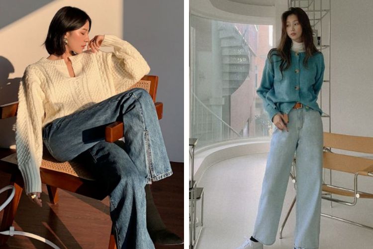 Phối đồ đi Đà Lạt cho nữ mùa lạnh áo len cổ cao Phối đồ đi Đà Lạt cho nữ mùa lạnh áo len cổ cao