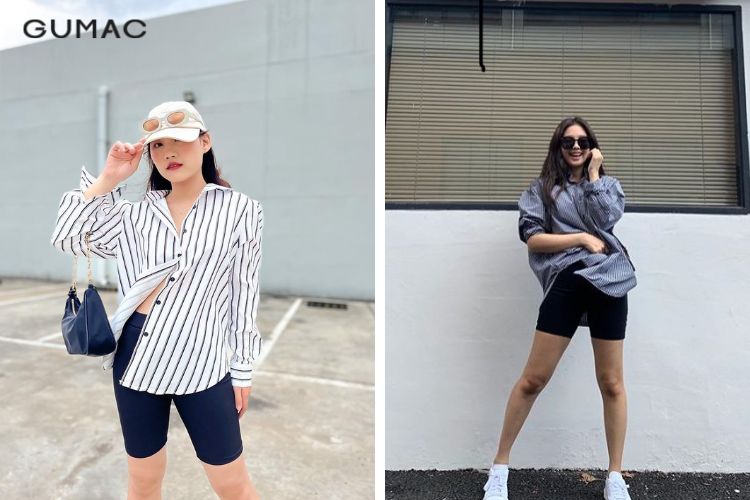 Quần biker short
