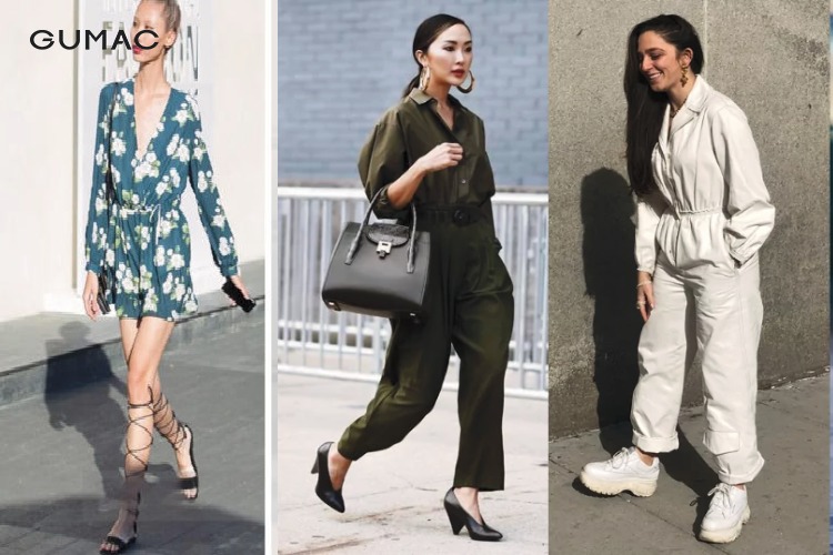 Phối thêm một số phụ kiện với trang phục khi mặc jumpsuit dài
