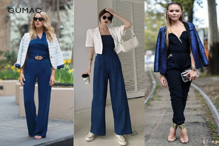 Kết hợp jumpsuit với áo cardigan hoặc vest