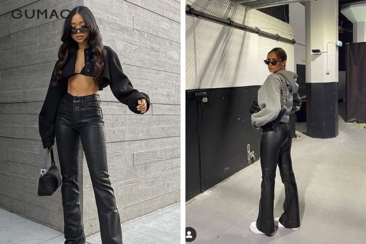 Nguyên tắc khi phối đồ với quần da