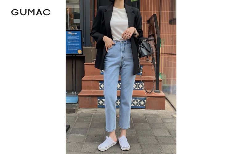 Khi nào diện quần jean ống đứng nữ