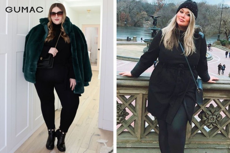 Diện quần legging chất liệu cứng cáp cho người mập