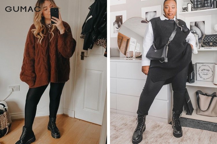 Chọn giày cao gót mặc cùng với quần legging