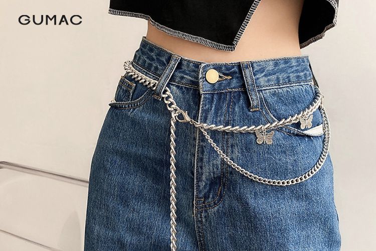 các kiểu thắt lưng xích độc đáo