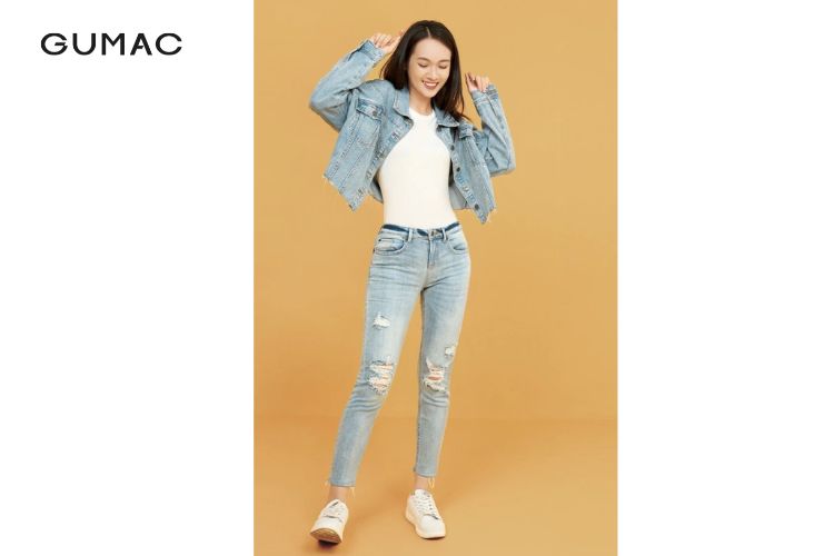 chất liệu jean và denim thường được ưa chuộng