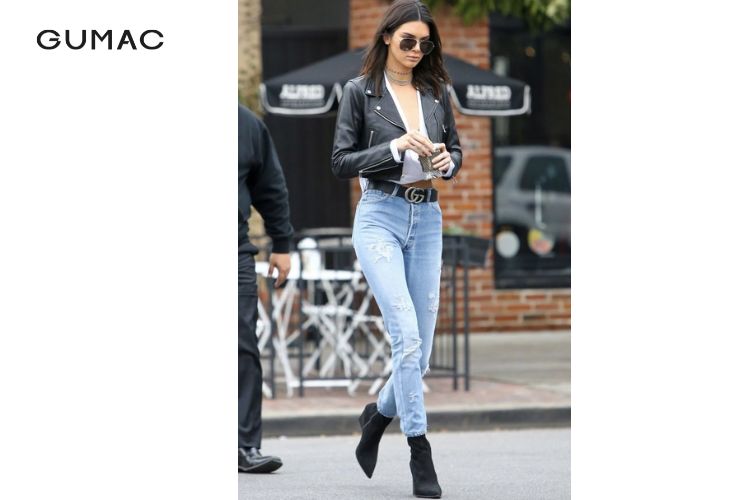 kết hợp kính râm thắt lưng và nón