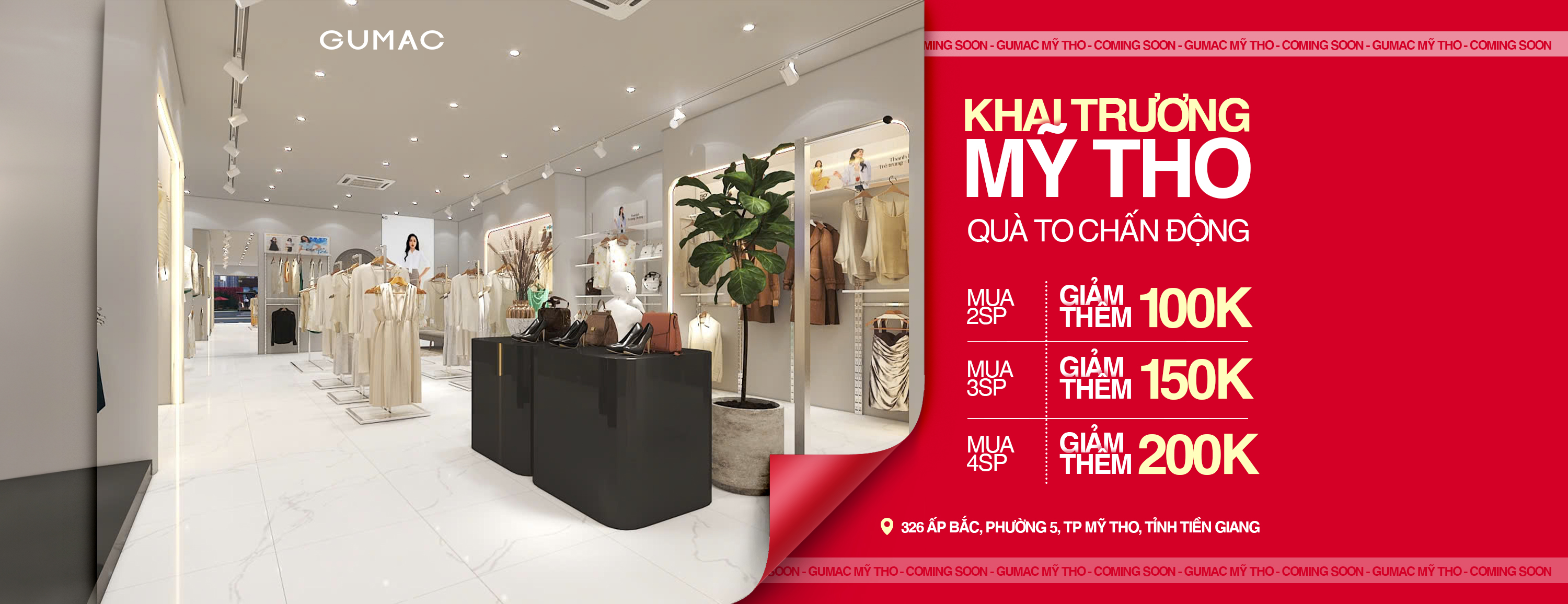 GUMAC Mỹ Tho Khai Trương - Ra Mắt Concept Tủ Đồ Thông Minh Đầu Tiên