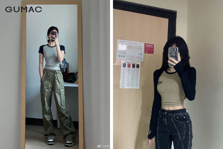Style độc đáo cùng raglan và quần kaki Style độc đáo cùng raglan và quần kaki