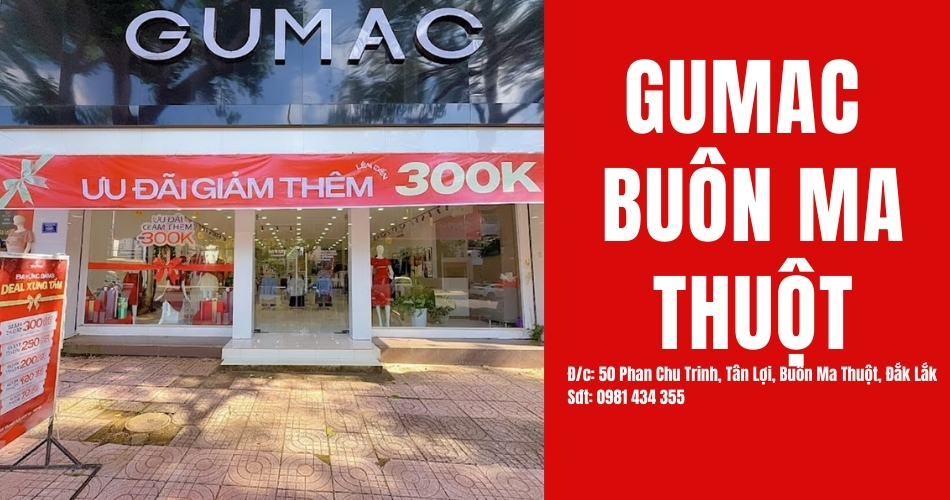 Shop quần áo nữ váy đầm công sở GUMAC ở Buôn Ma Thuột, Đắk Lắk