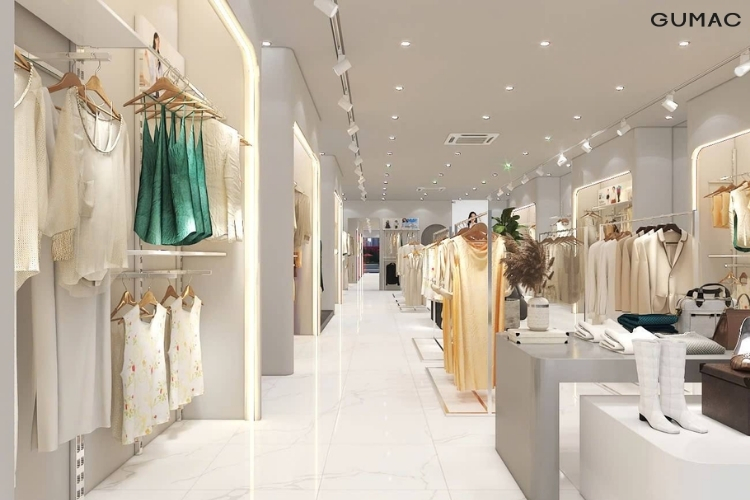 khong gian mua sam tai shop quan ao gumac chi nhanh tien giang