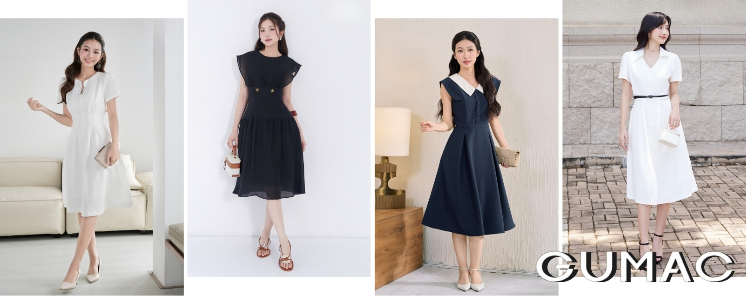 top vay dam ban chay tai showroom gumac tien giang