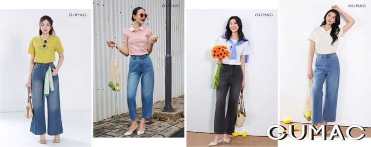 top quan jean nu ban chay tai shop quan ao gumac vinh long