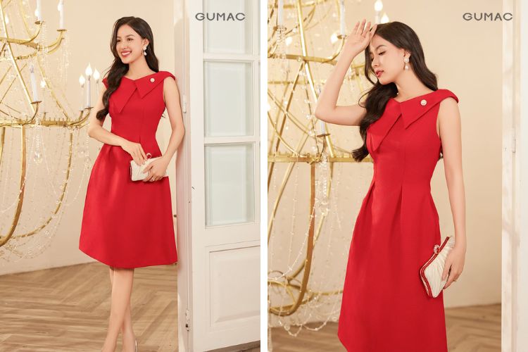 Hợp trang phục màu đỏ