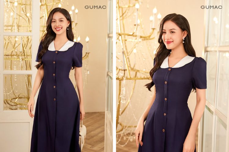 Trang phục màu xanh đen