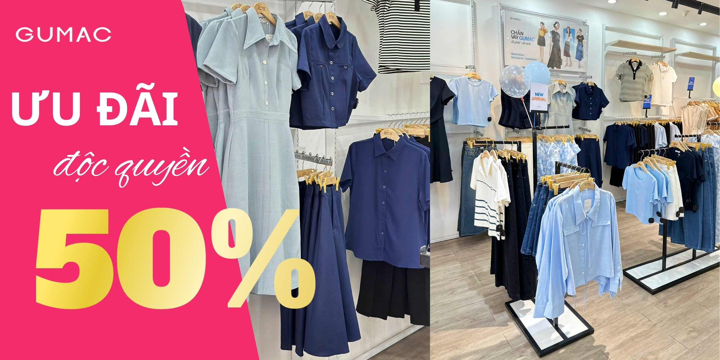 GUMAC gui tang uu dai doc quyen giam gia len den 50%