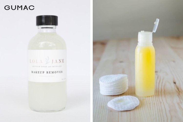 Dùng nước tẩy trang