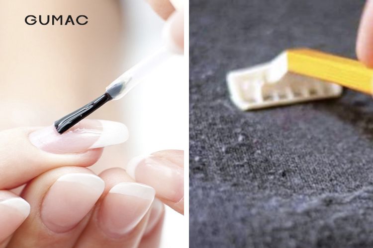 Sơn móng hết hạn giúp áo quần bớt xù lông Sơn móng hết hạn giúp áo quần bớt xù lông