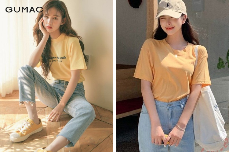 T shirt từ chất liệu vải CVC