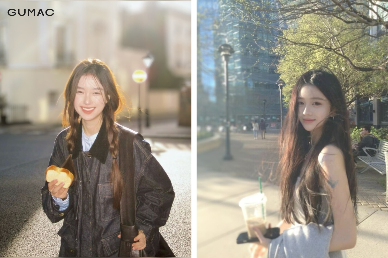 tao dang voi nu cuoi nhe tren pho