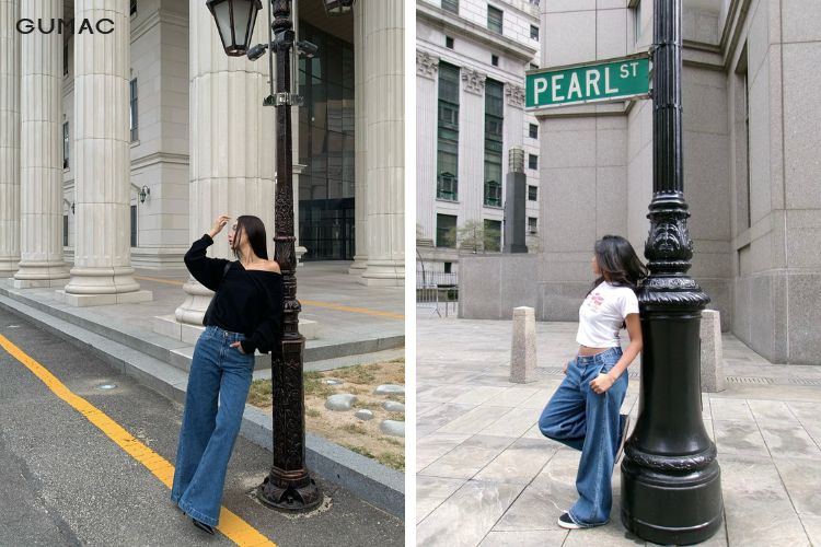 tao dang chup anh voi cot den duong pho