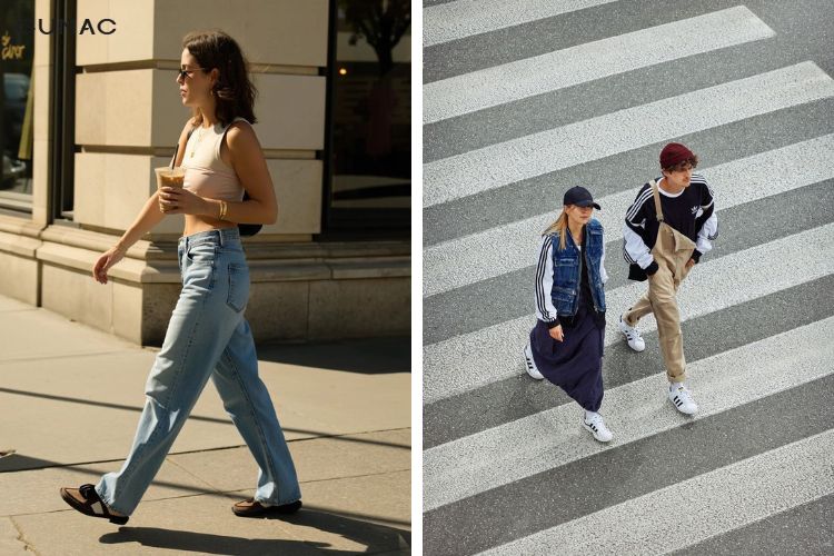 tao dang kieu buoc di tren duong pho