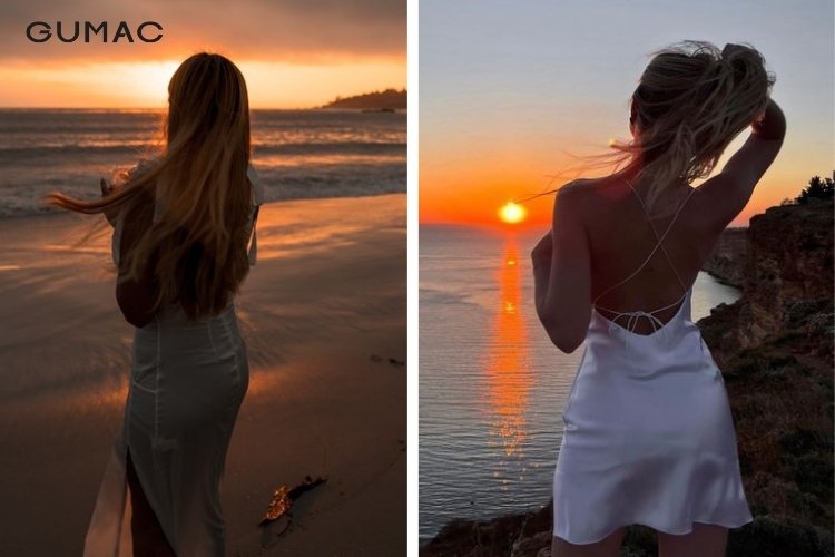 Quay lưng ngắm hoàng hôn