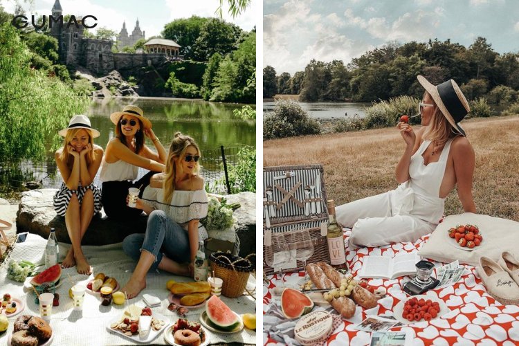 Chụp ảnh concept picnic siêu xinh - thơ mộng