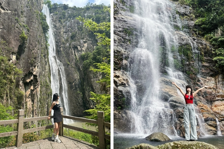  tao dang ngam nhin thac nuoc tu xa dep